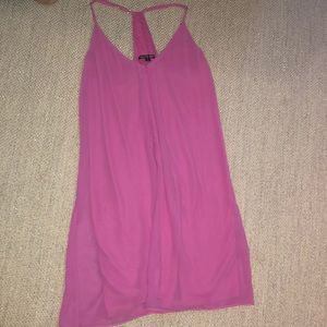 Gianni Bini magenta sleeveless shift dress